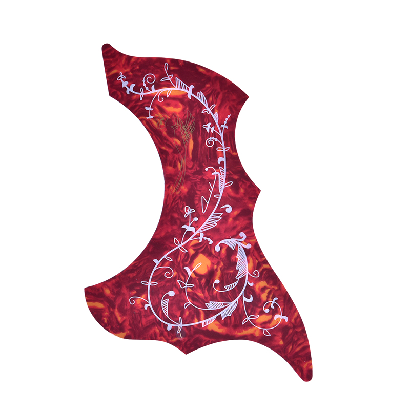 Sweep Guitar Guards Protective Stickers Anti-scratch Guitar Decorative Stickers Adhesive Pick Guard Sticker For Acoustic Guitar