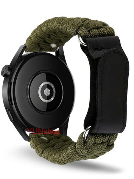20/22mm Strap For Samsung Galaxy Watch 3/4/5 41/45mm 40/44mm 42/46mm Adjustable Band For Huawei GT3 GT 3 GT2 Nylon Rope Bracelet