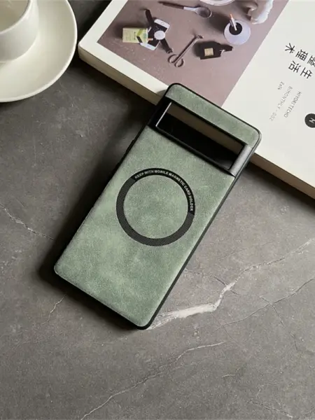 Luxury Magsafe Soft Leather Case For Google Pixel 7 8 Pro 6 XL 7A 6A Magnetic Wireless Charging Skin Feel Shockproof Back Cover