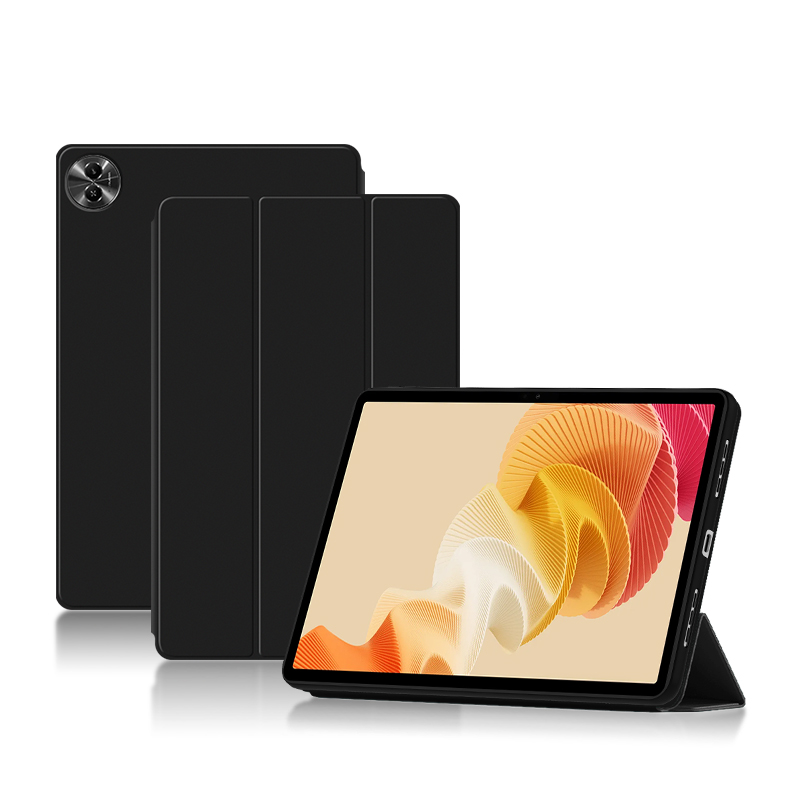 AJIUYU Case For Realme Pad 2 11.5" 2023 Flip Stand PU Protective Smart Cover For Realme Pad 2nd Gen 11.5 Inch TPU Tablet Cases