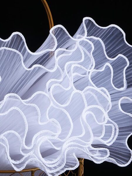 28cmx450cm Flower Wrapping Paper Pearl Wave Yarn Flower Packaging Lace Mesh Florist Handmade Bouquet Gift Packaging Supply Decor