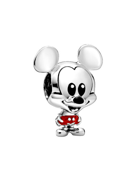 925 Sterling Silver Potdemiel Disney Mickey Minnie Stitch Beads Charms Fit Original Pandora Bracelet DIY Pendant Jewellry Making