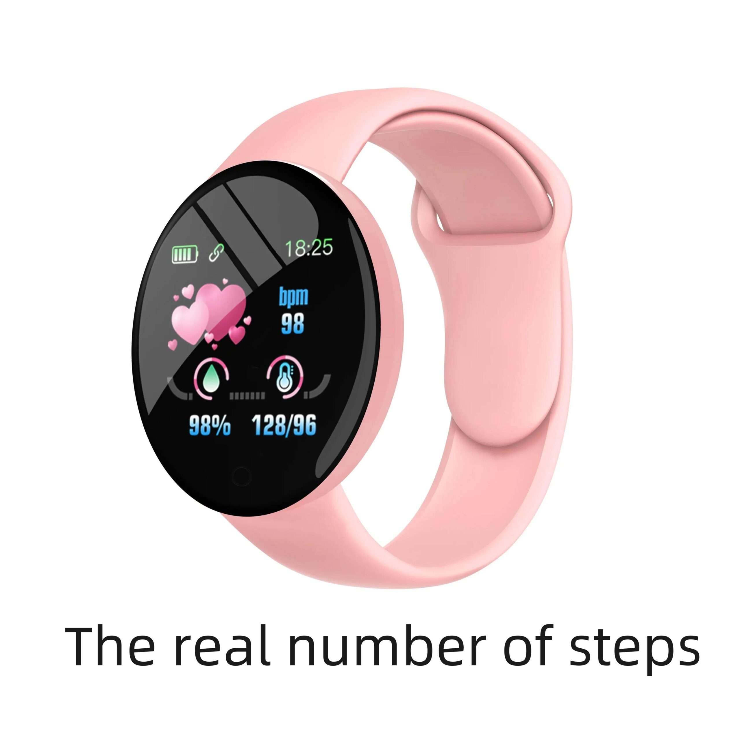 B41 Real Stepcount Smart Watch Multi Function Step Connected Smart Watch For Men And Women Suitable For And Android