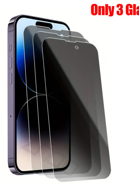 6 in 1 Anti Spy Tempered Glass Screen Protector For iPhone 11 12 13 14 15 Pro Max Privacy Glass Camera Lens Protector 14 15 Plus