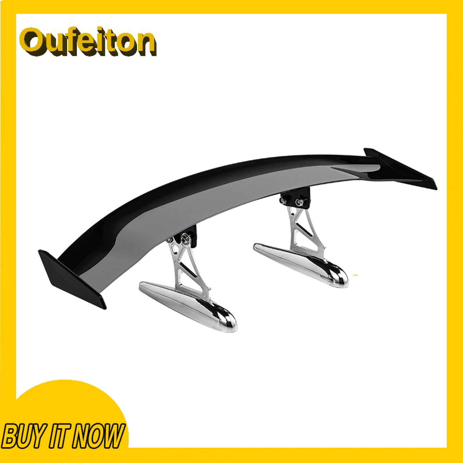 Oufeiton Abs Rear Wing for Cars Stylish Mini Tail Wing Spoiler for Cars Easy Adhesive Installation Enhance Car's Exterior with This for Vehicles