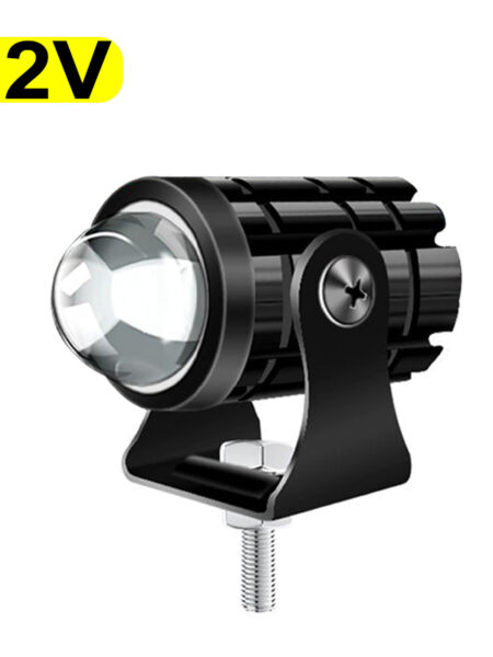 Mini Aluminum Car Led Work Light 8-80V Motorcycle Headlight LED Spotlight Auxiliary Lamp Dual Color Fog Light Moto Modified Lamp