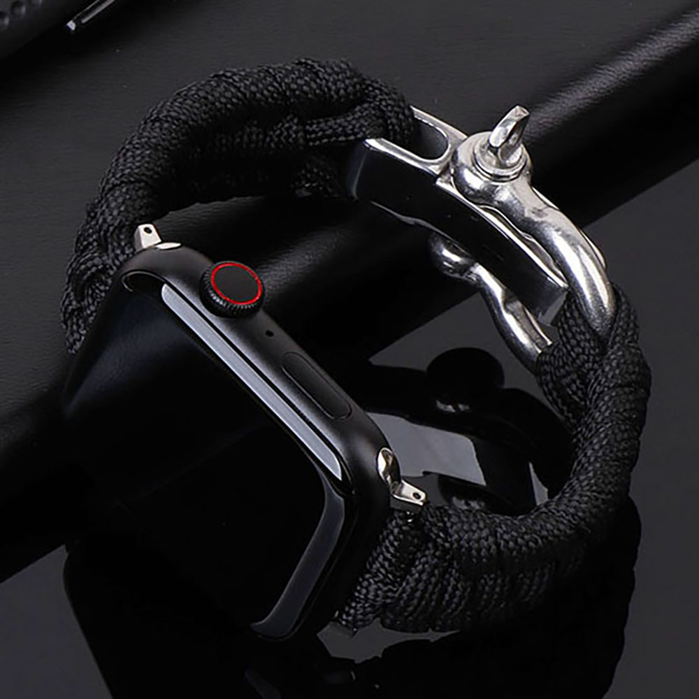 Outdoor Sport Rope Strap For Apple Watch Band Ultra 2 49mm 9 8 7 45mm 41mm Nylon Bracelet iWatch Series SE 6 5 4 3 44mm 42 40mm
