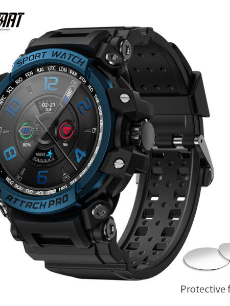 LOKMAT Brand New ATTACK Pro Sport Smart Watch Bluetooth Calls Watches 5ATM Waterproof Fitness Tracker Heart Rate Monitor 2023