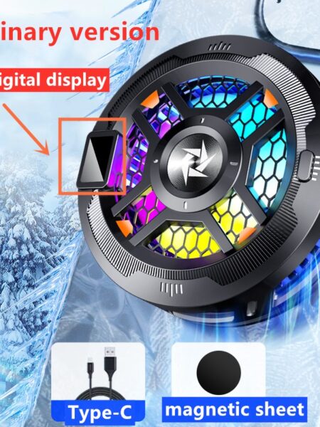 SL18 TEC Cooler Magnetic phone cooler with temperature display for iPhone Android phone tablet game cooler cooling fan
