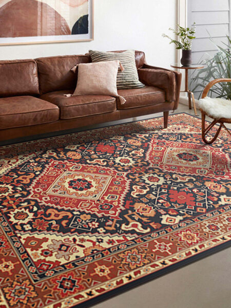 American retro carpet national style Persian living room sofa coffee table mat European full bed bed blanket family decoration