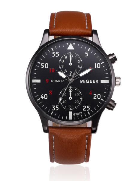 Top Brand Luxury Men's Watches Casual Leather Belt Analog Quartz Wrist Watches for Men Fashion Sports Male Clock Reloj Hombre