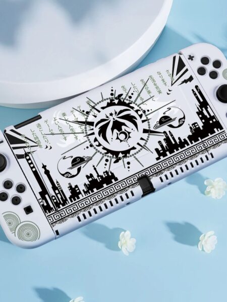 Game element Case for Nintendo Switch OLED, NS Game Accessories,Handheld Separable Shell for NS Joycon, Switch Cover