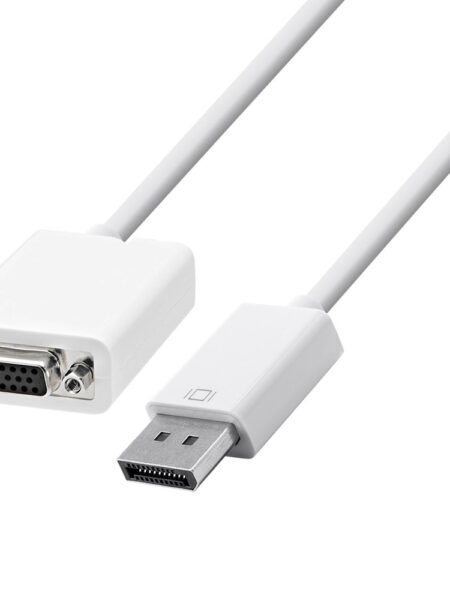 DisplayPort to VGA adapter cable 1080P Display Port in to VGA out for PC Laptop DP to VGA Projector Monitor DP  to VGA female