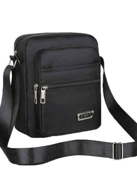 Four Layer Zipper Waterproof Single Shoulder Messenger Bag Business Bag Wallet