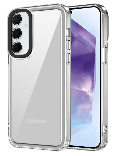 Hd transparent case for Samsung Galaxy A55 A35 A25 A15 A05 A05S 5G A24 4G A54 A14 A34 A23 A73 Soft hard case buffer against fall