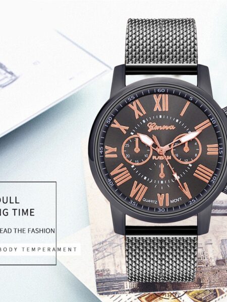 Luxury Watches Quartz Watch Stainless Steel Dial Casual Bracele Watch