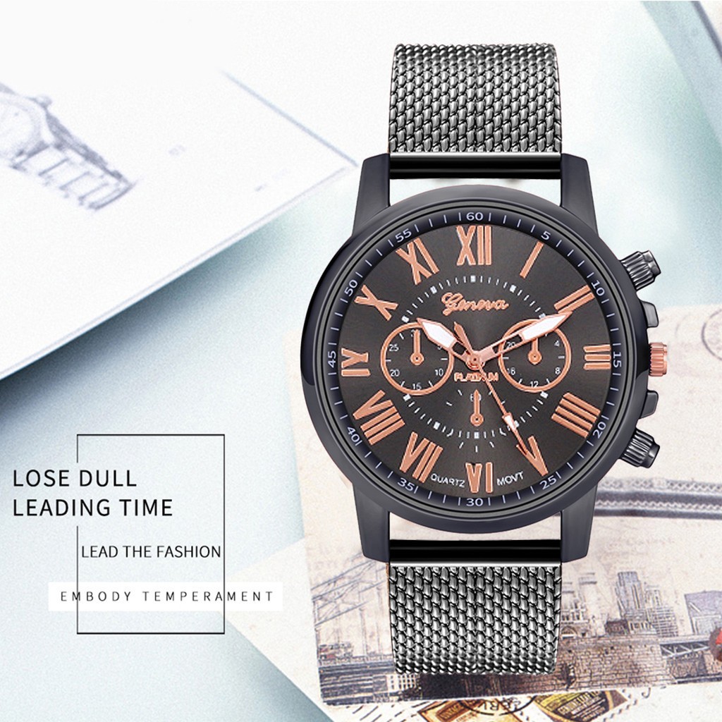 Luxury Watches Quartz Watch Stainless Steel Dial Casual Bracele Watch