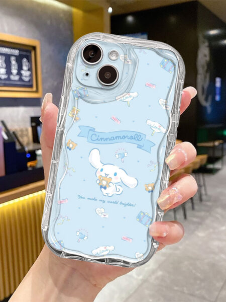 phone case For iphone 14 11 Pro SE 8 13 15 ProMax XR 7 12 Mini XS max 6 6s 15Plus X Funda Coque cas Cartoon Kuromi Pom Po Purin