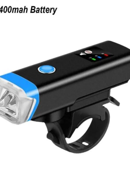 Bicycle Light Bell LED Bike Lighting 120DB Bike Horn Bells USB Rechargeable Front Bicycle Lamp with Horn Flashligfht for Bicycle