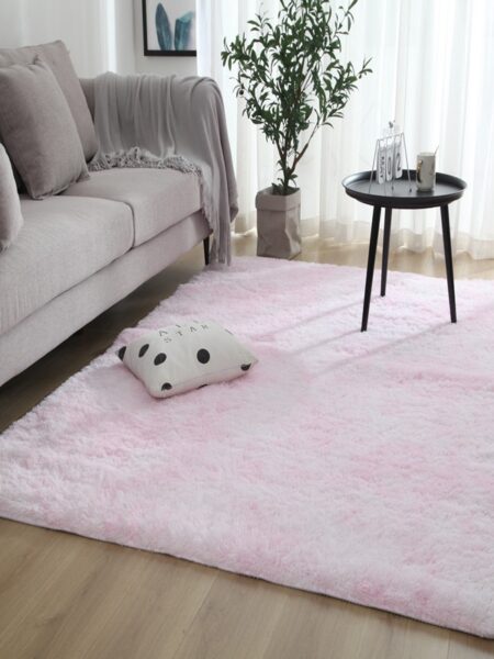 Tie dye gradient silk carpet full spread rugs living room large bedroom study simple carpet sofa bed full of home mat