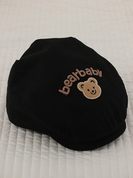 Summer Kids Beret Caps Vintage News Boys Girls Cap Catoon Bear Outdoor Children Hats Berets Sun Hat Unisex Duckbill Caps