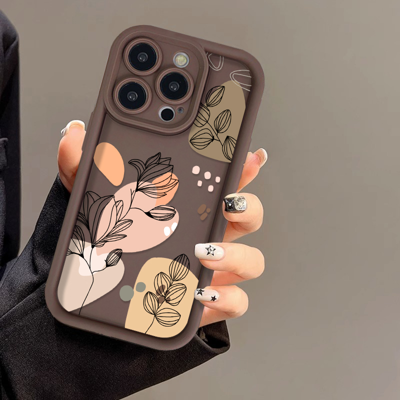 Aesthetic Cover For iPhone 11 Case iPhone 12 13 14 15 Pro Max X XR XS Max 7 8 Plus SE 2020 2022 Soft TPU Shockproof Phone Bumper