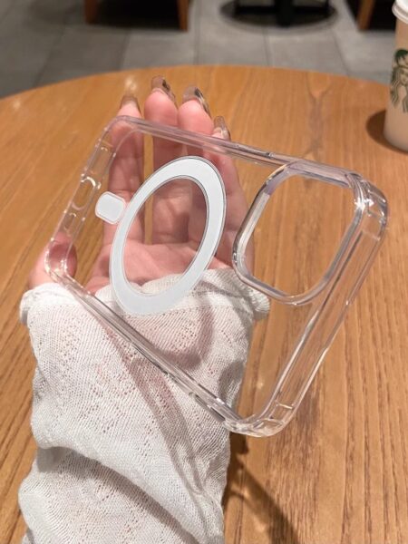 Original Magsafe Wireless Charge Magnetic Case For iPhone 13 11 12 14 15 Pro Max Mini X XR XS 7 8 Plus Acrylic Shockproof Cover