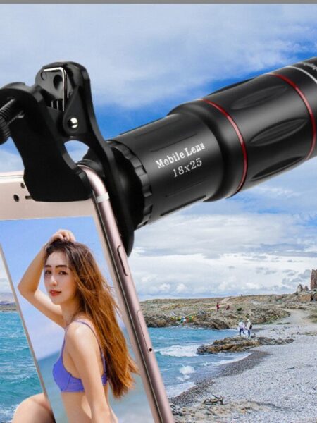 New Mobile Phone Telephoto Lens Universal External Zoom Camera Lens 18 Times Far Away from the Concert