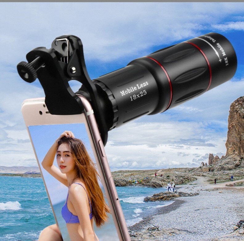 New Mobile Phone Telephoto Lens Universal External Zoom Camera Lens 18 Times Far Away from the Concert