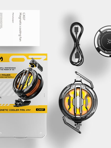 MEMO CX07 Magnetic Phone Cooler Semiconductor Mobile Phone Cooler Cooling Fan Radiator for Gaming Portable Phone Cool Heat Sink