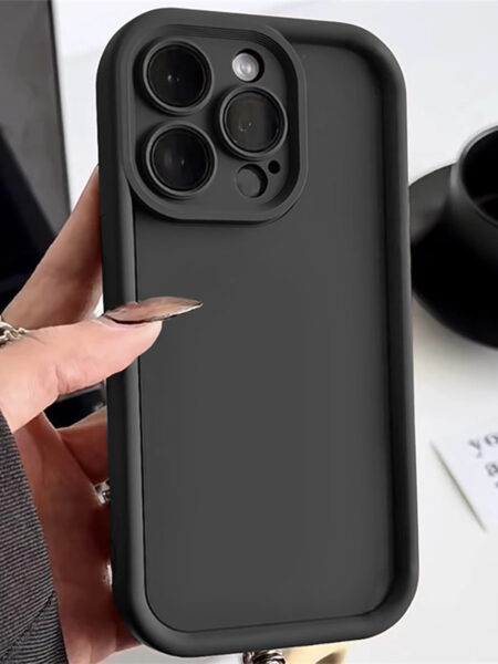 Luxury Thicken Shockproof Silicone Phone Case For iPhone 11 12 13 14 15 Pro Max Case For iPhone 14 15 Plus Soft Protective Cover