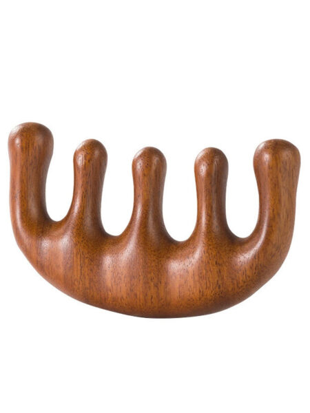 Massage Scalp Meridian Comb Brown Wooden Color Comb Imitation Wooden Comb Fahion New