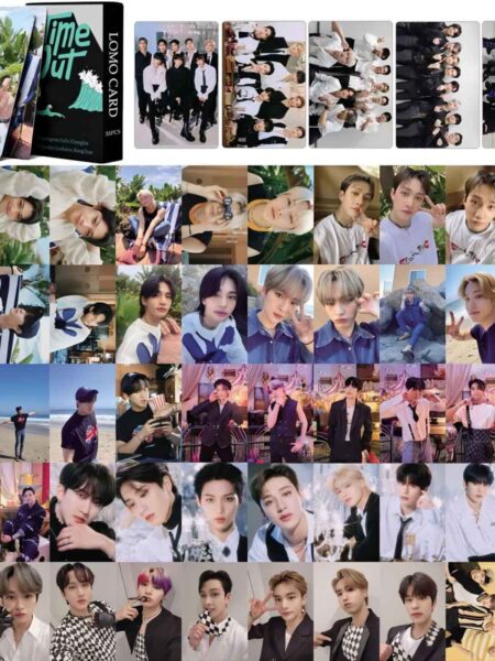 55pcs/set Kpop Felix Skz Lomo Cards ODDINARY New Album Boys Photocards Hyunjin Han Lee Know Photo Card for Fans Collection