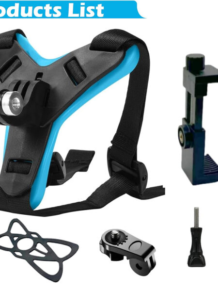 Motorcycle Helmet Strap Mount Phone Stand Holder For GoPro Hero 12 11 Insta360 X4 Action Sports Camera mobile phone Accessories