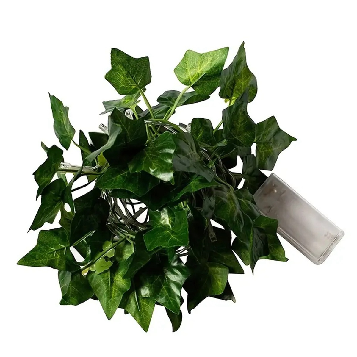 1Pack Ivy Fake Vines Artificial Ivy with 20 LED String Light Leaf Wall Faux Leaves For Room Garden Office Wedding Wall Decortion