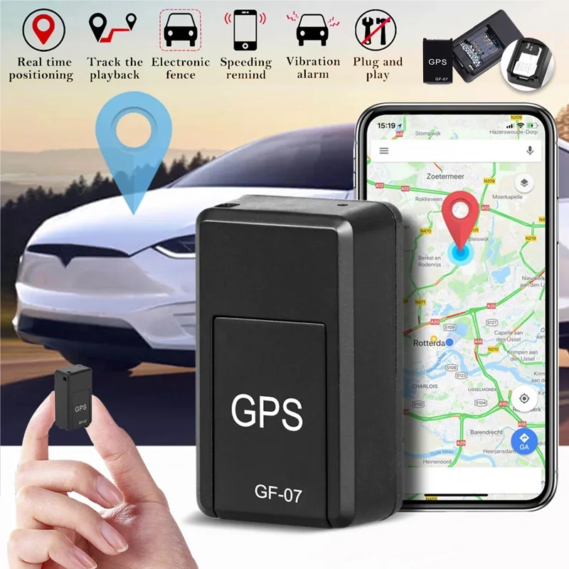 Mini GF-07 GPS Tracker Car Bike Bicycle Pets Children Real Time Tracking Positioner Strong Magnetic Anti-lost Locator