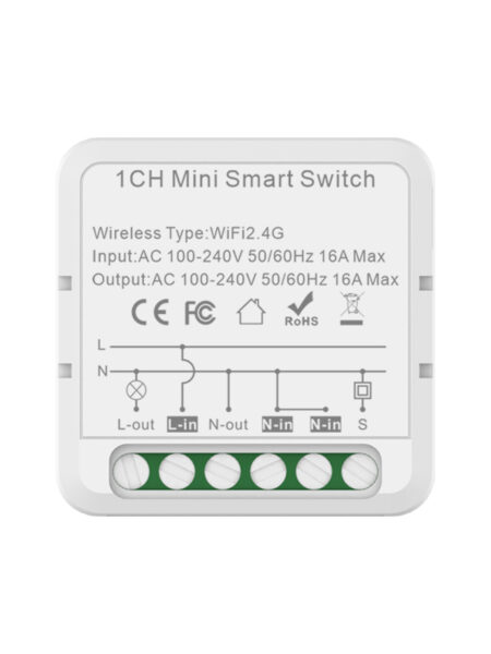 Tuya WIFI Smart Switch Module Smart Life 1/2/3/4 Gang 2 Way Control Switch Support Alexa Google Home Alice Voice Control Timeing