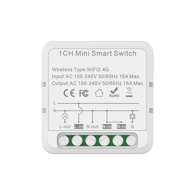 Tuya WIFI Smart Switch Module Smart Life 1/2/3/4 Gang 2 Way Control Switch Support Alexa Google Home Alice Voice Control Timeing