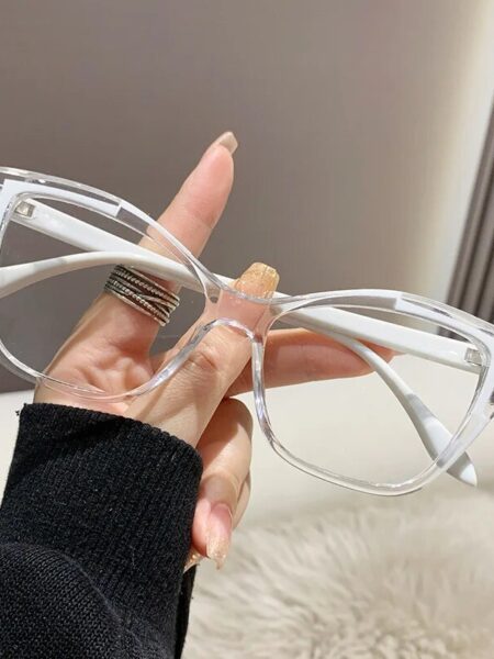 Anti Blue Light Cat Eye Glasses Blue Light Blocking Eyeglasses Frame For Men Women Optical Lens Can Replaceable Eyewear
