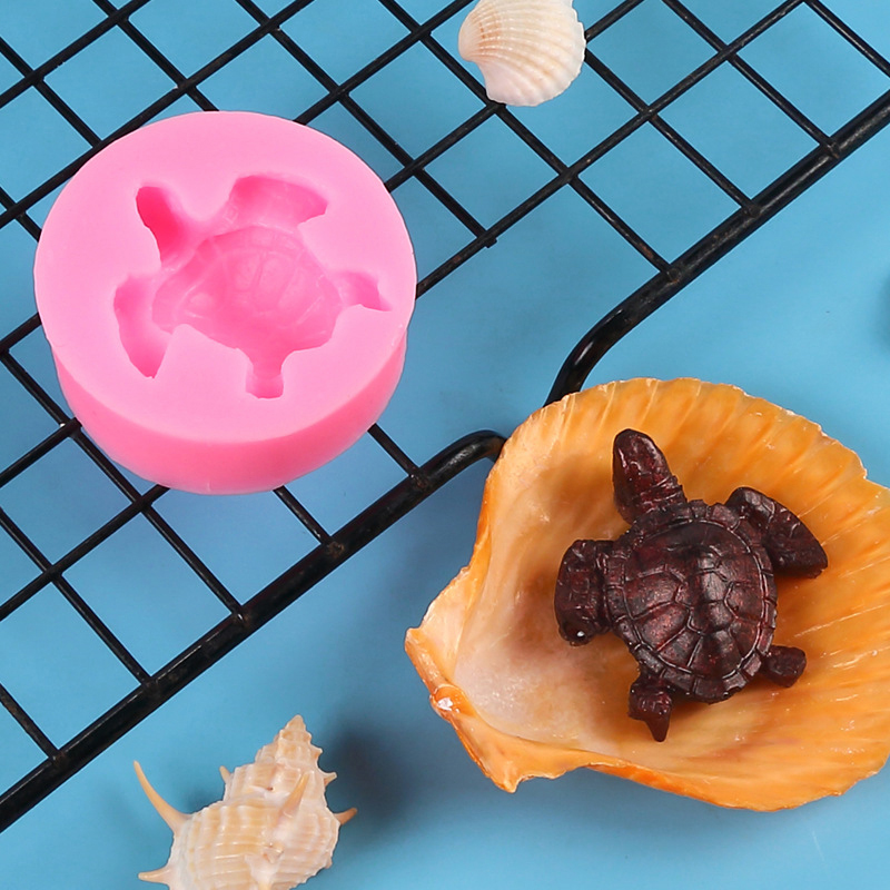 1Pc Sea Turtle Silicone Mold Candy Fondant Mold Tortoise Chocolate Making Mold For DIY Baking Cake Desserts Decoration Tool Luolong
