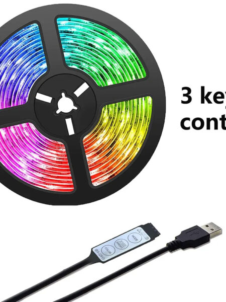 Led Lights for Room RGB 5050 Led Strip with Remote Control Color Changing RGB Tape Lights for Home Party Decoration TV Backlight