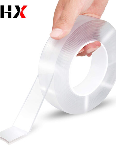 Transparent Double Sided Tape Nano Tape Waterproof Wall Stickers Reusable Heat Resistant Bathroom Home Decoration Tapes
