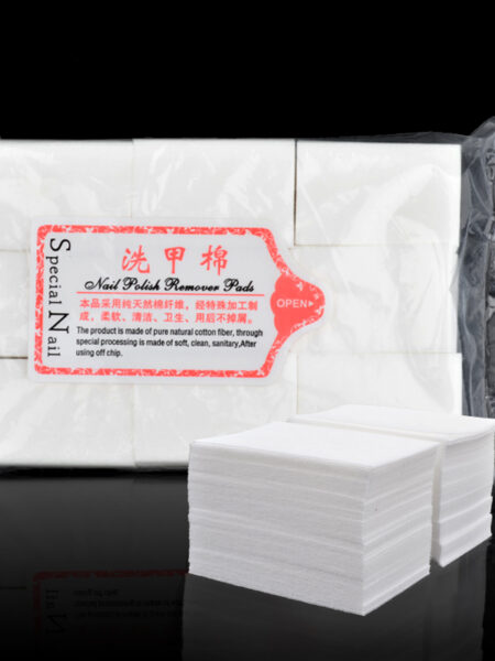450Pcs/pack Solid Durable Nail Tools Manicure Gel Nail Polish Soak Off Remover Pads Lint-Free Wipes 100% Cotton Napkins Wraps