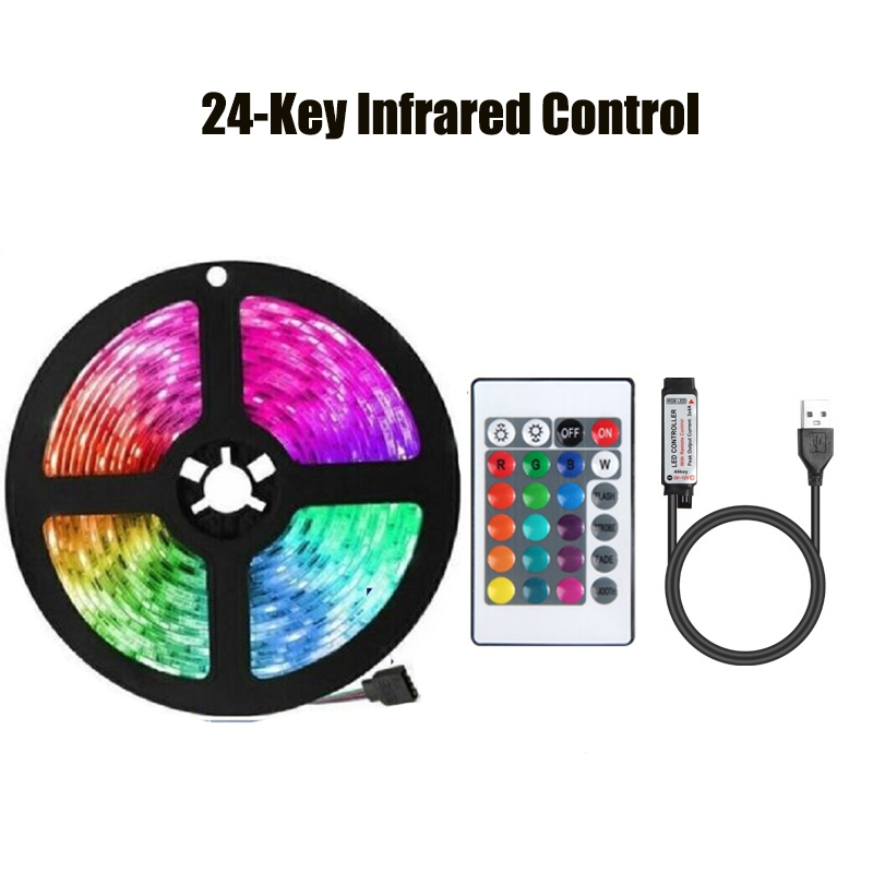 USB LED Strip Lights APP Control Color Changing 5050 RGB Led Light Flexible Lamp Tape for Room Decoration TV Backlight Diode