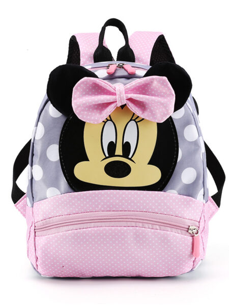 Disney Cartoon Backpack For Baby Boys Girls Minnie Mickey Mouse Children Lovely Schoolbag Kindergarten Schoolbag Kids Gift